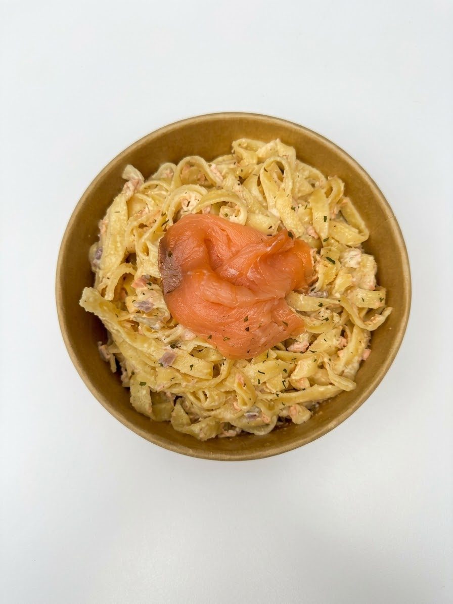 Tagliatelles au Saumon Fumé