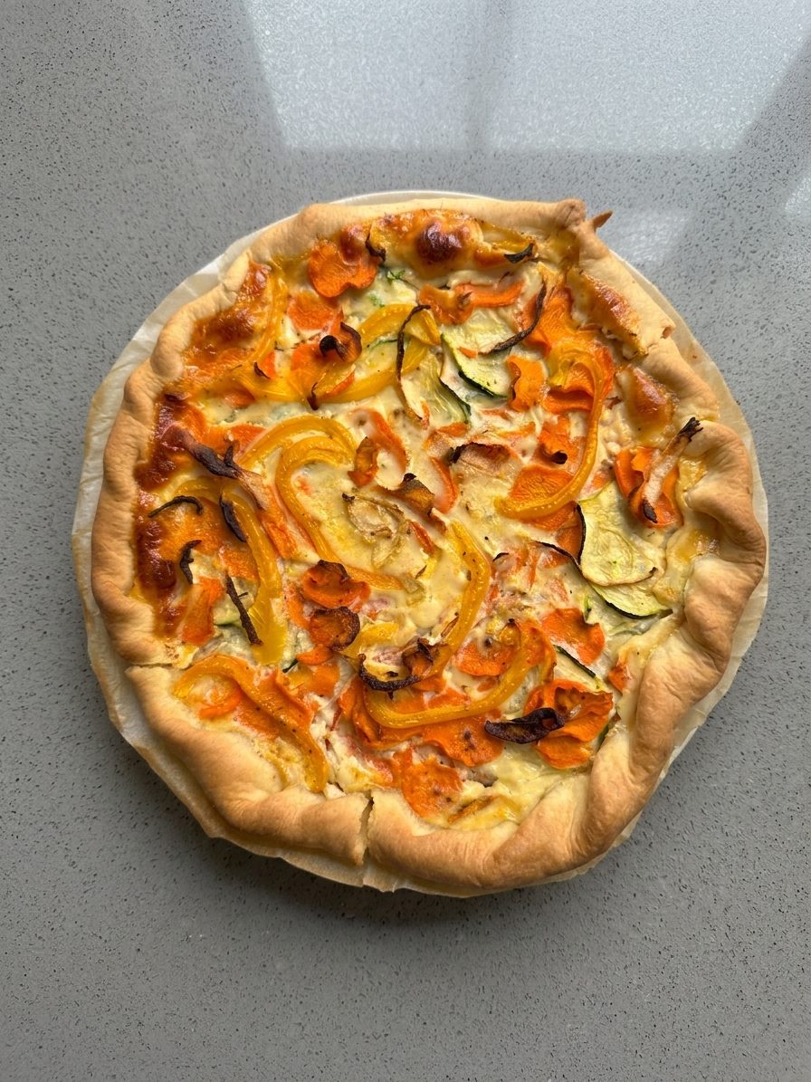 Quiche aux Légumes & sa Salade Fraîche