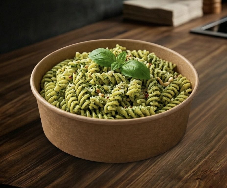 Spirelli au pesto